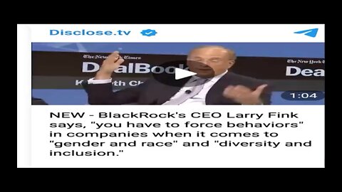 BlackRock CEO Larry Fink Admits Corporate Control Over Gay Grooming Pedo Mafia Agenda Xbox Legos MLB