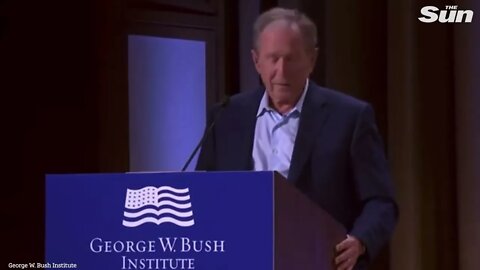 ቡሽ (የቀድሞው የአሜሪካ ፕሬዝደንት) ለኢራቅ ወረራ ፑቲንን አውግዘዋል || Bush condemns Putin's invasion of 'Iraq'
