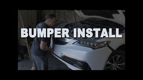 How To Install a Front Bumper Cover - 2015 Acura TLX