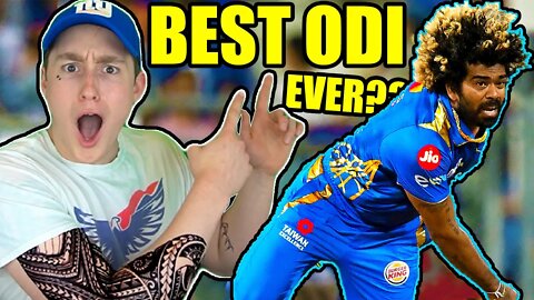 AMERICAN REACTS TO "BEST ODI EVER" (amazing innings...)