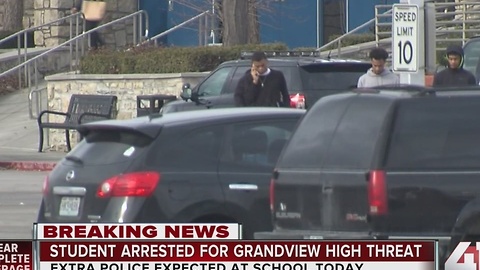 UPDATE: Juvenile taken into custody after threat towards Grandview High School