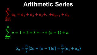 Arithmetic Series, Iteration and Recursion - Discrete Mathematics