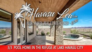 Lake Havasu Pool Home in The Refuge Golf Course 1775 E Tradition Ln MLS 1017085