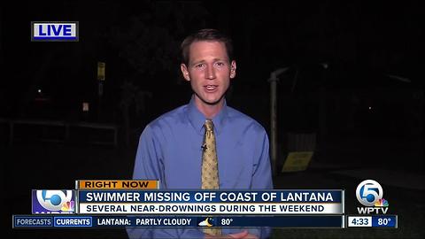 Swimmer missing off the coast of Lantana