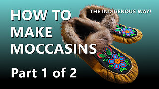 How To Make Moccasins Part 1: Pattern Prep & Cutting