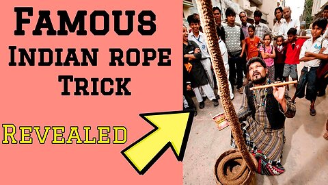 indian rope magic trick revealed