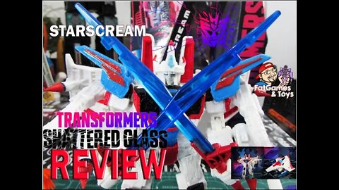 Transformers SHATTERED GLASS Voyager Class Starscream Review