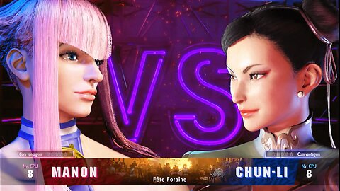 STREET FIGTHER 6 - MANON VS CHUN-LI (HARDEST)