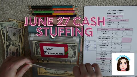 June 27 Cash Stuffing #bcl