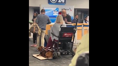 Gay Couple's MELTDOWN At The Airport, Curse Woman In Wheelchair