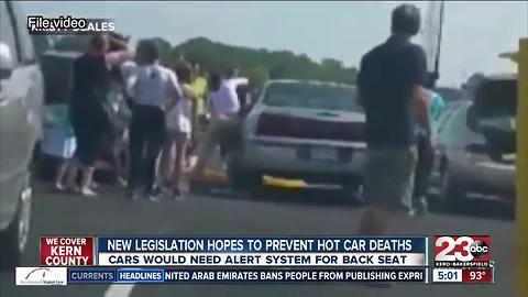 New bill aims to prevent child hot cars deaths