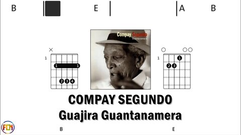 COMPAY SEGUNDO Guajira Guantanamera - Guitar Chords & Lyrics HD