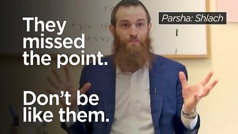 That time when the Jews missed the point . . .