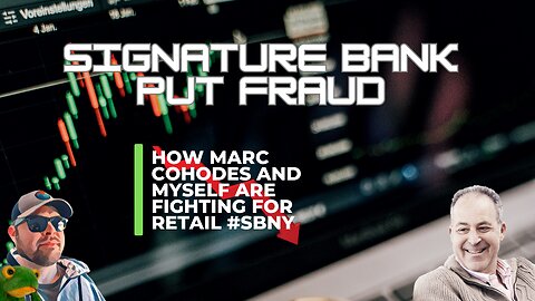$SBNY PUTS! Major Fraud Against Retail! FIGHTING BACK!