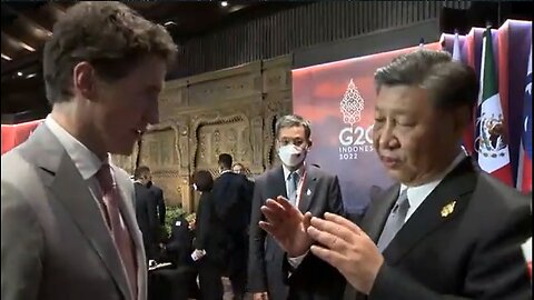 Xi Scolds Trudeau at the G20 Summit Today