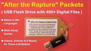 "After the Rapture" Packets - Download Files or Order Free USB Flash Drive - [Mirrored]