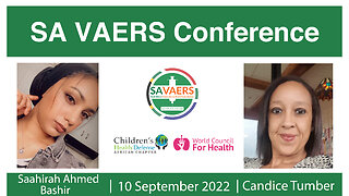 Saahirah Bashir Ahmed & Candice Tumber with SAVAERS - Conference 10th September 2022 -