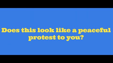 PEACEFUL PROTEST? - TRUMP NEWS