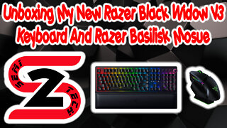 Unboxing My New Razer Black Widow V3 Keyboard And Razer Basilisk Mosue