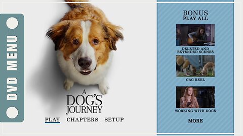 A Dog's Journey - DVD Menu