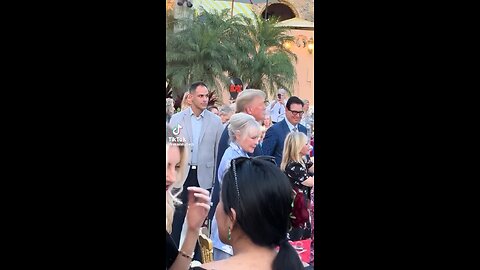 Trump Dancing - Woman to right