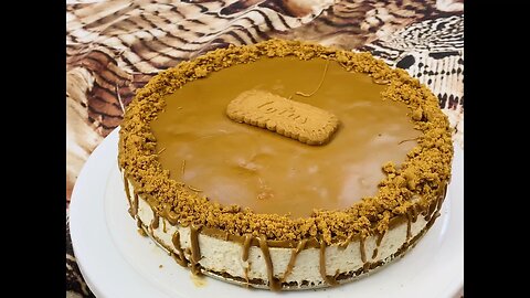 Lotus Cheesecake | Easy No Bake Biscoff Cheesecake Recipe