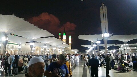 Madina evening time #shorts masjid nabawi #madinasharif beautiful view
