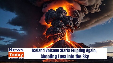 Iceland's Volcano ERUPTS! Lava Shooting Skyward in Stunning Display! | News Today | UK