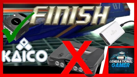 Kaico Labs 'Nintendo 64 (N64)' HDMI Cable Preview - GameCube? (Featuring F-Zero GX)