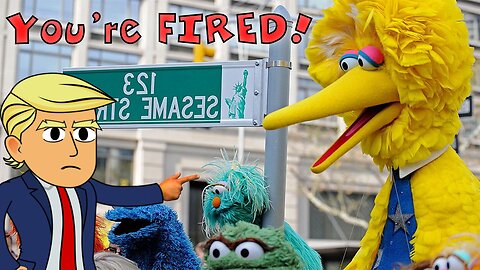 Donald Trump reacts to Sesame Street