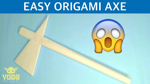 How To Make an Origami Axe - Easy And Step By Step Tutorial