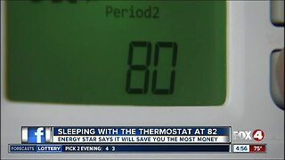 Sleeping with thermostat at 82?