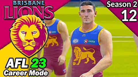 AFL FINALS SERIES IS HERE! AFL 23 Brisbane Lions Management Career Gameplay Season 2 #12