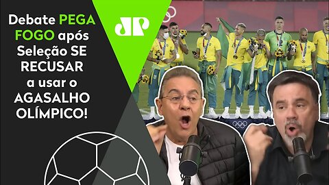 TRETA! Jogadores da Seleção SE NEGAM a usar agasalho olímpico, e DEBATE PEGA FOGO!