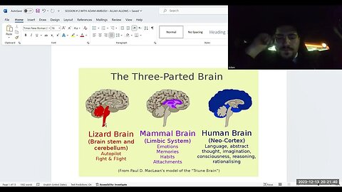 DEEPER INTO THE TRIUNE BRAIN