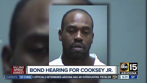 Cleophus Cooksey: Bail hearing set for man accused in 9 killings in Phoenix