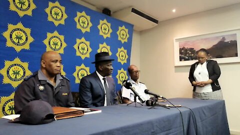 SOUTH AFRICA - Cape Town - Bheki Cele visits cop that was shot (Video) (kAF)