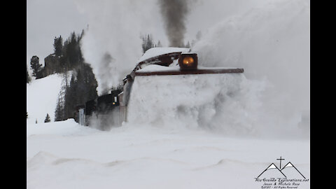 D&RGW Rotary Snowplow "OY" Returns on the Cumbres & Toltec - 2/29-3/1, 2020