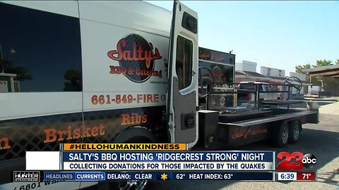 Salty's BBQ hosting 'Ridgecrest Strong' night