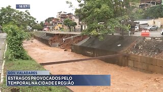 Gov. Valadares: Estragos Provocados pelo Temporal na Cidade e Região.