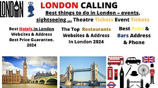 London Calling ( We Are Open For Business )