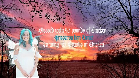 Preservation of 40 pounds of Gifted Chicken..... What Could go wrong. Plenty of things