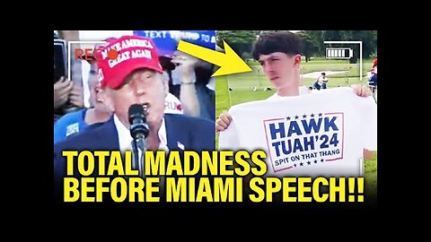 Pedophile Psyop Trump Speech Goes Off The Rails Before It Even Starts!