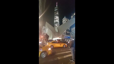 Oculus Manhattan night view | ओकुलस मैनहट्टन रात का दृश्य