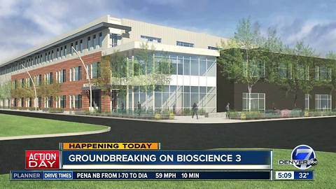 Groundbreaking on Bioscience 3 at CU Anschutz Medical Center