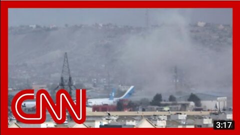 First image emerge from scene explosion near Kabul Airport