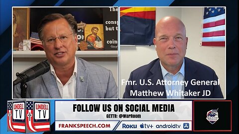 Fmr. U.S. Attorney General, Matthew Whitaker JD: AG Garland Has Shredded The Rule Of Law!