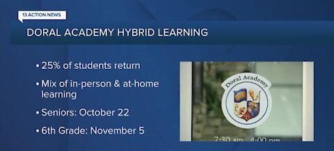 Doral Academy to return to in-person learning in Las Vegas