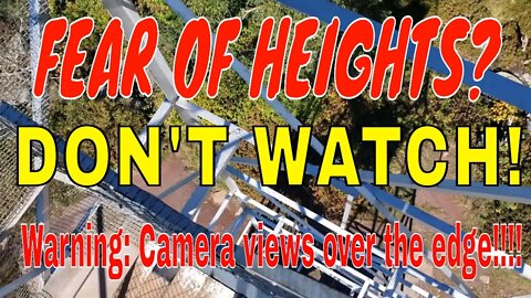 Fear of Heights? Don't Watch! Climb Historic 1927 Fire Tower in Woodstock NY - Catskill Mountains