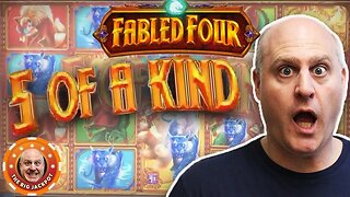 5 OF A KIND WINS on Fabled Four! 💥 $50 Max Bet Spins on This rare Slot Machine Find